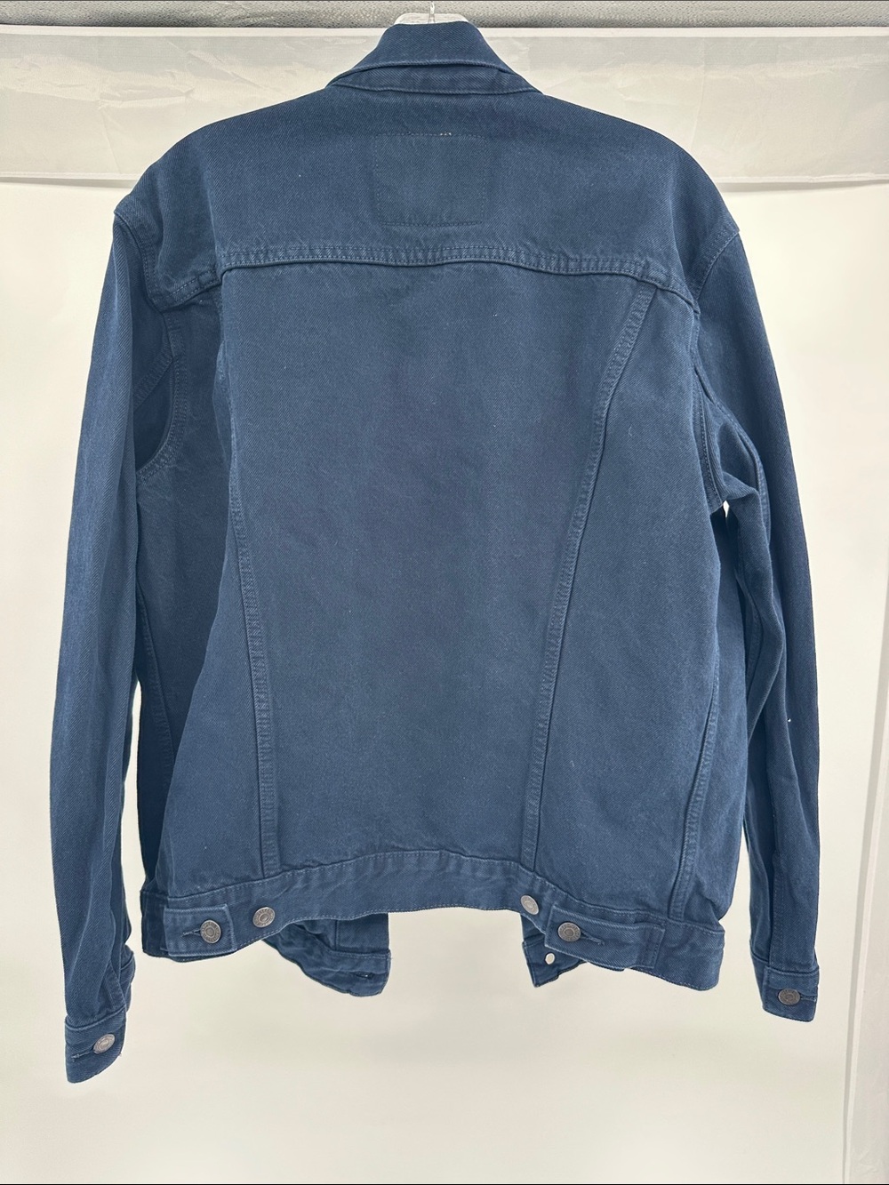Levi's Men's Dark Blue Denim Trucker Jacket - Picture 2 of 3